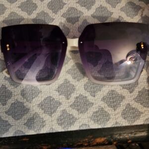 Saint Laurent Purple Gradient Sunglasses
